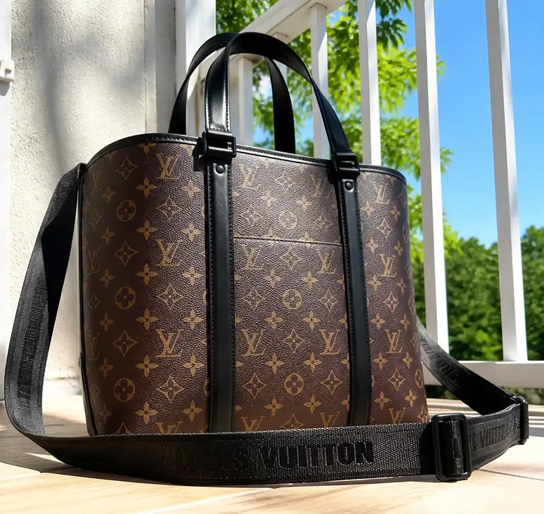 Monogram Macassar Week-End Tote PM M45734 photo review