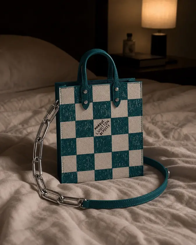 Damier Checkerboard Sac Plat XS Bag N60495 photo review