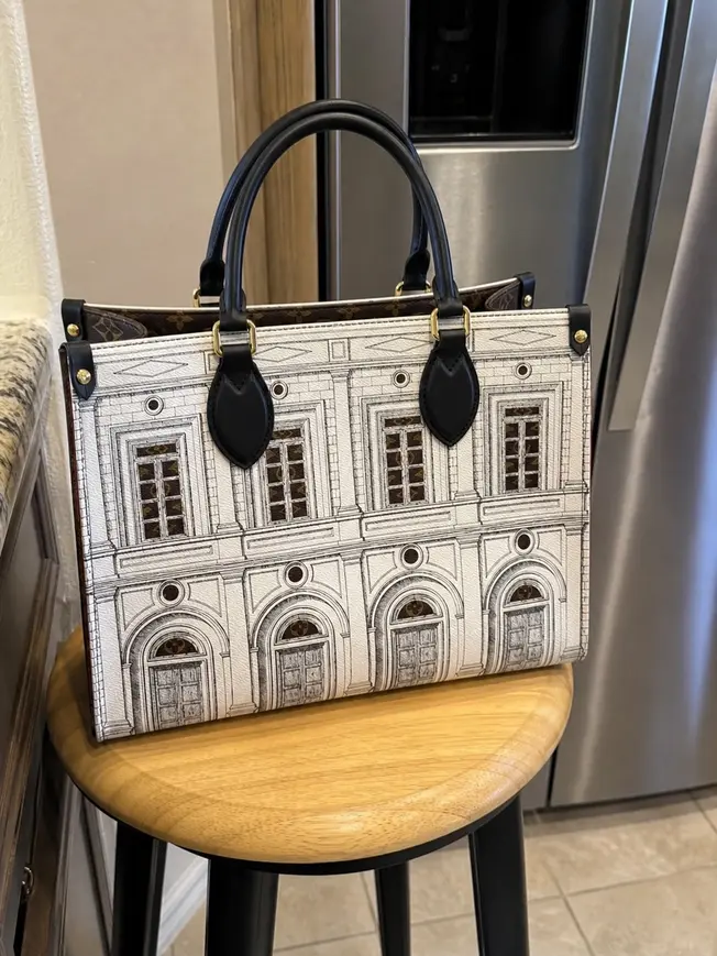 LVxFornasetti OnTheGo MM Tote Bag M59264 photo review