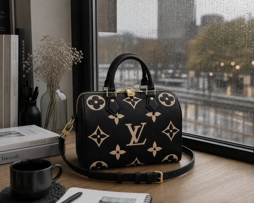 Monogram Empreinte Speedy Bandouliere 25 Handbag M58947 photo review