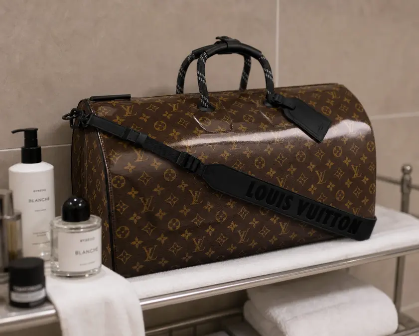 2018 Keepall Bandouliere 50-Monogram Glaze M43899 photo review