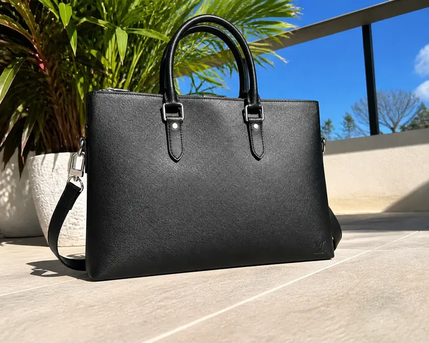 Fall-Winter 2018 Anton Soft Briefcase-Black M33416 photo review