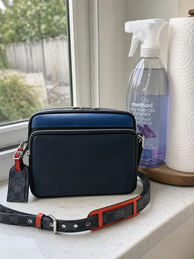 2018 Men Nil Slim Epi Patchwork Bag M51466 photo review