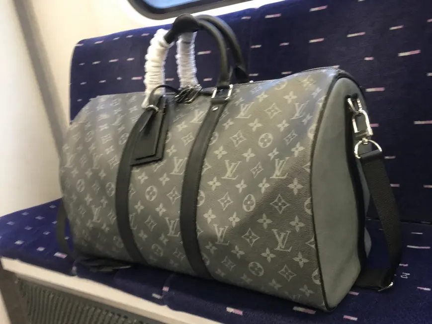 2018 Keepall Bandouliere 50-Monogram Titanium M43889 photo review