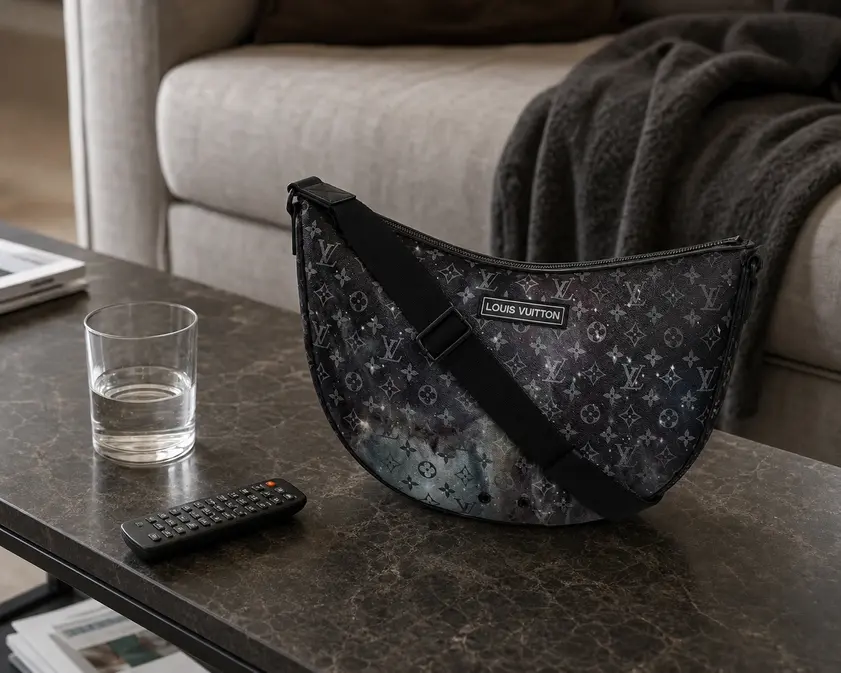 2019 Spring Men Monogram Galaxy Alpha Hobo Bag M44164 photo review
