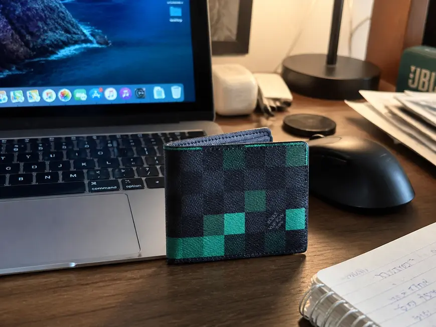 2019 Damier Graphite Canvas Slender Wallet HL-N60182 photo review