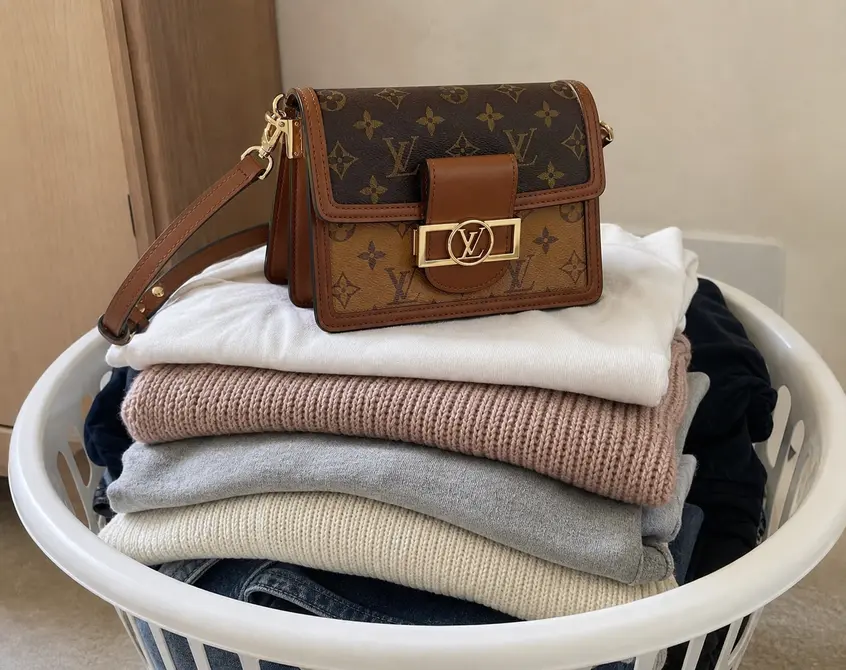 Monogram Reverse Canvas Mini Dauphine M44580 photo review