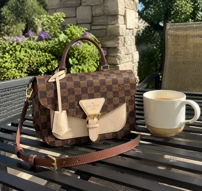 2019 Damier Ebene Trendy Crossbody-Creme N40148 photo review