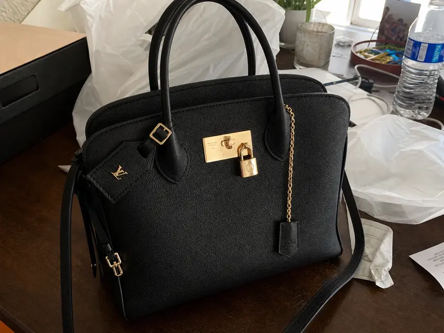 2019 Veau Nuage Milla MM Handbag-Black M54348 photo review