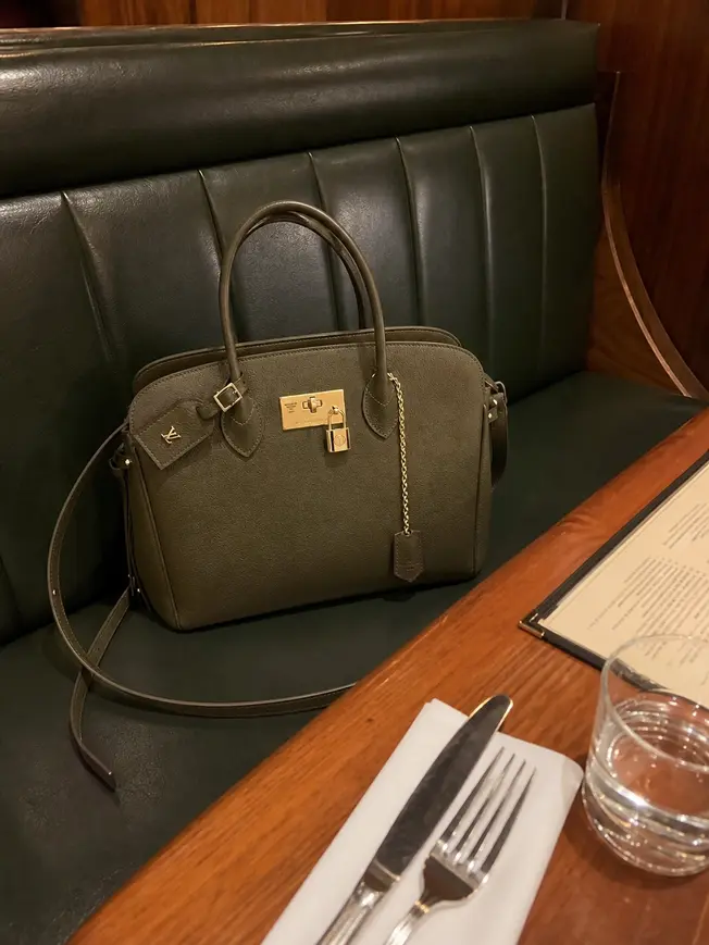 2019 Veau Nuage Milla MM Handbag-Laurier M51444 photo review