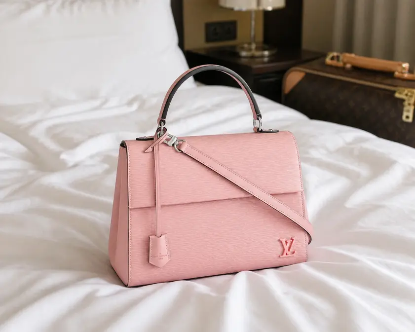 2019 epi inspires Nicolas Ghesquiere Cluny MM-Rose Ballerine M41334 photo review