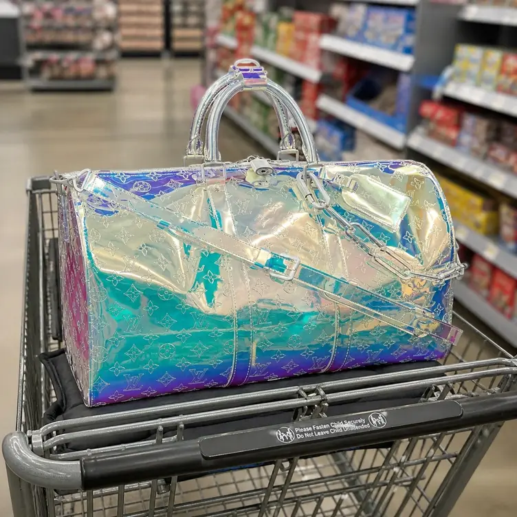 2019 Monogram-embossed PVC Keepall Bandouliere 50 M53271 photo review
