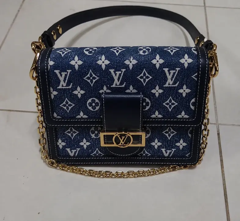 Monogram Denim Dauphine Mini Handbag M59716 photo review