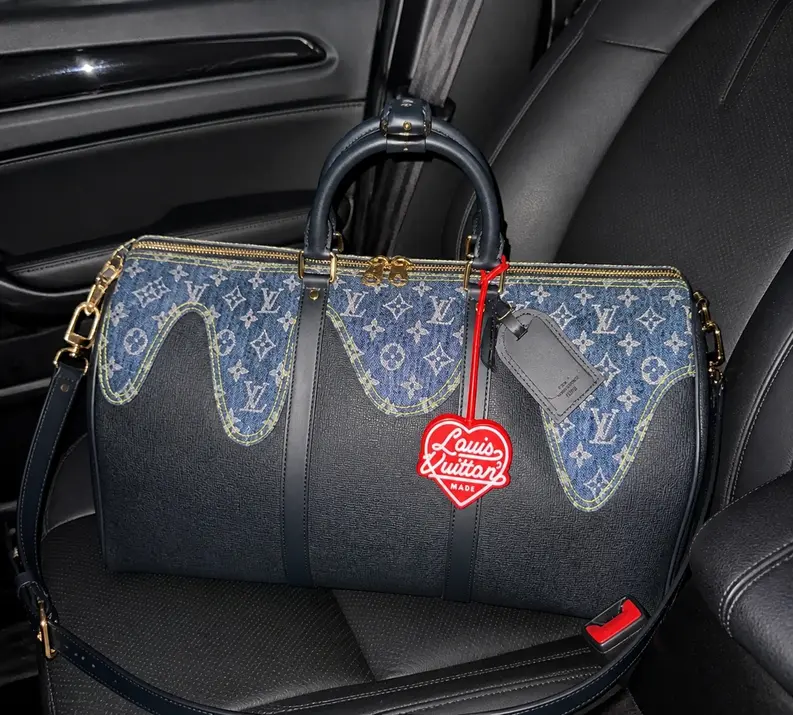 Nigo's Monogram Drip Keepall Bandouliere 50 M45975 photo review