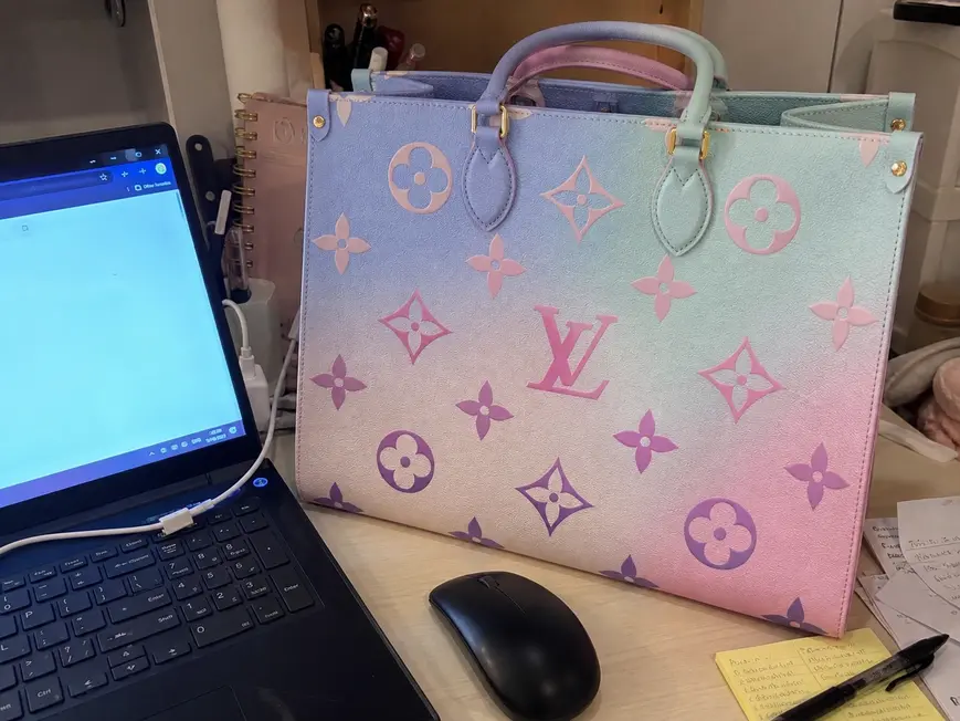 Monogram Canvas Onthego GM Tote M46076 photo review