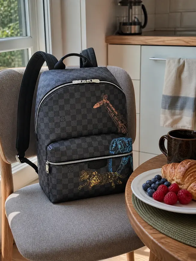 Damier Graphite Discovery Backpack N45275 photo review