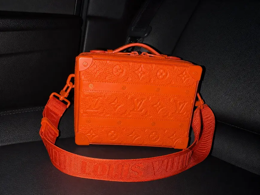 Monogram Macassar S Lock Messenger-Orange M20904-Orange photo review