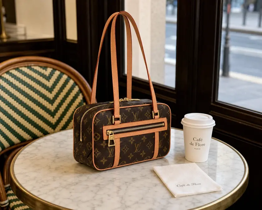 Monogram Canvas Cite Handbag M46321 photo review