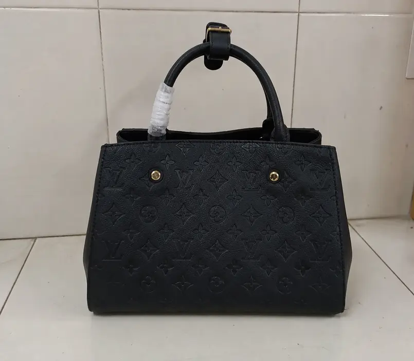 2014 Monogram Canvas Montaigne Bag BB-Black M41050-3 photo review