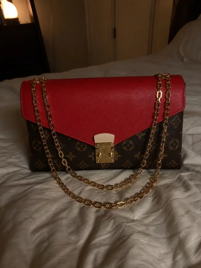 2014 Pallas Chain Aurore Shoulder Bag-Red M41200-2 photo review