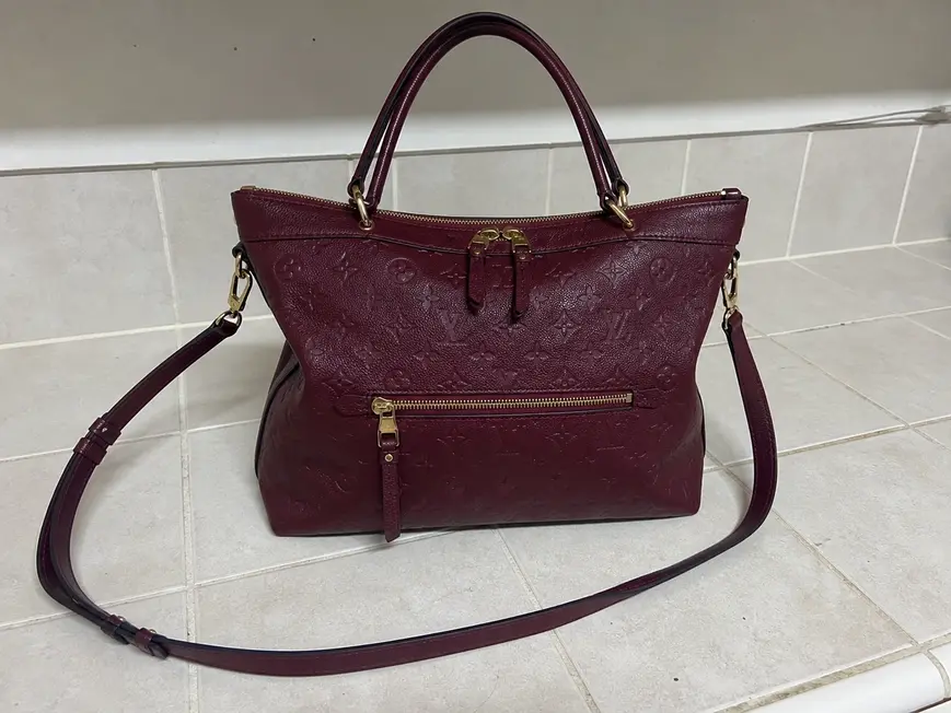 Monogram Empreinte Bastille MM-Amarante M41166 photo review
