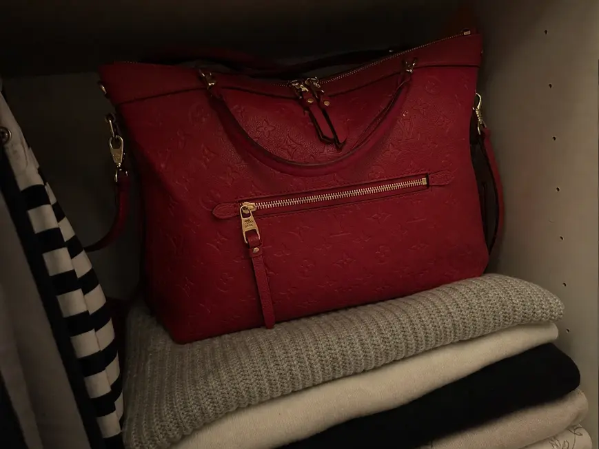 Monogram Empreinte Bastille MM-Red M41167 photo review