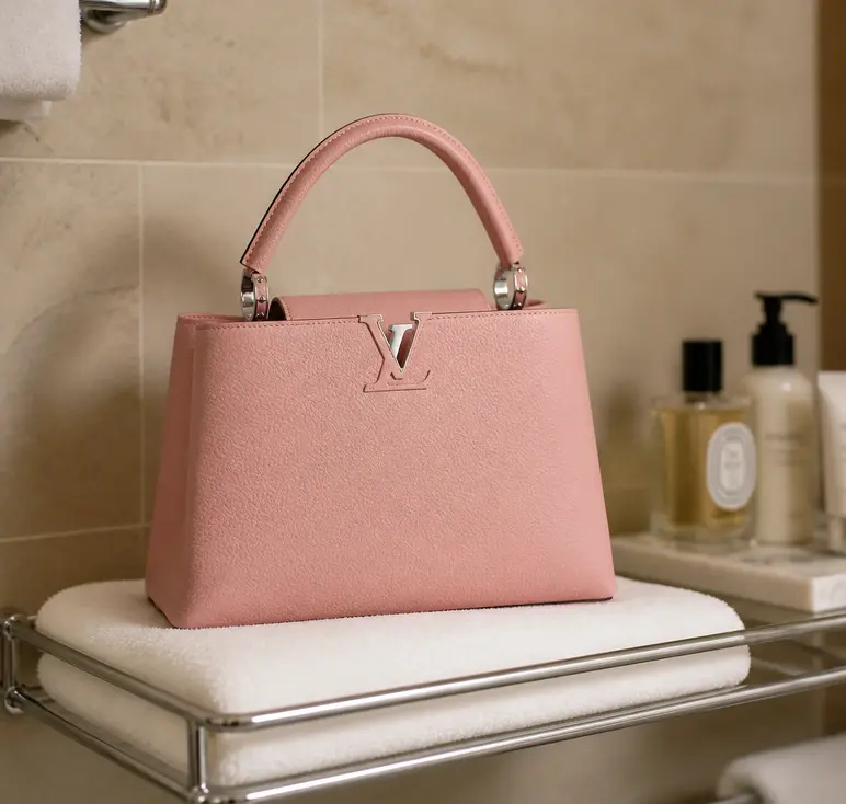 Capucines MM Handbag-Magnolia M94471-1 photo review