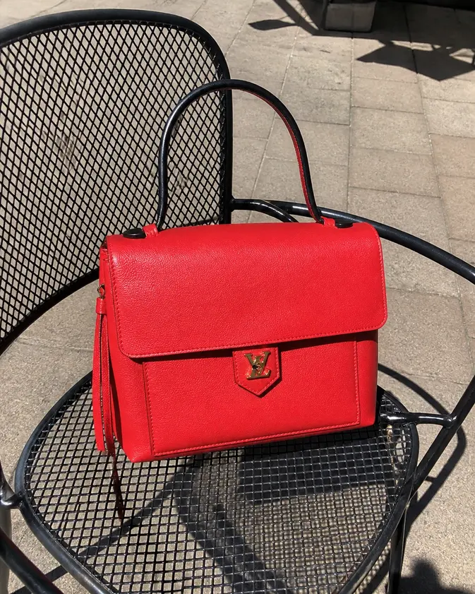 2015 LockMe PM Handbag-Red M54011 photo review