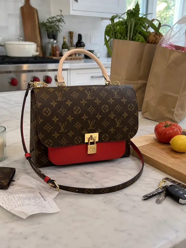2019 Monogram Marignan Messenger-Coquelicot M44286 photo review