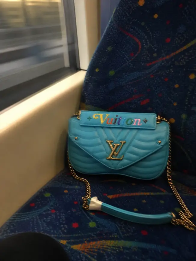 2018 Premium New Wave Chain Bag MM-Malibu Green M51946 photo review