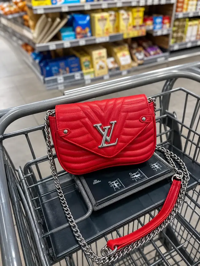 2018 Premium New Wave Chain Bag PM-Scarlet-red Ecarlate M51930 photo review