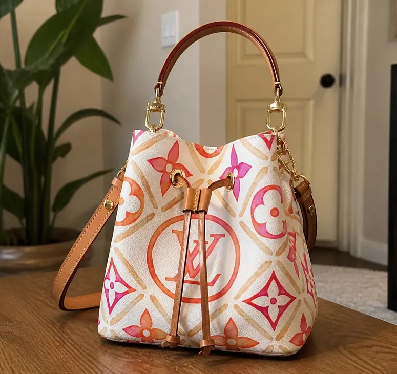 Monogram Tiles Neonoe BB Handbag M25315 photo review