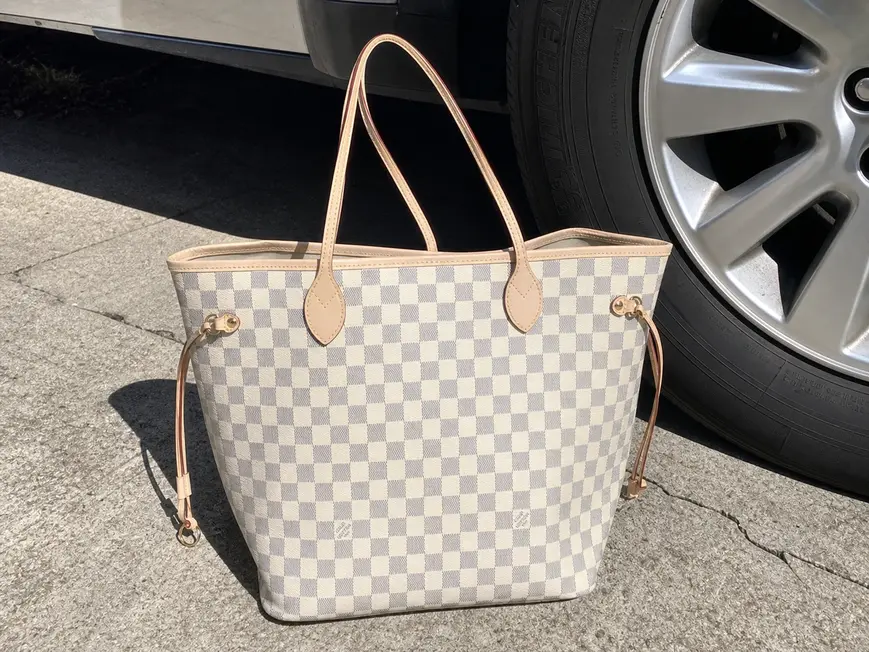 Premium Damier Azur NEVERFULL GM N51108 photo review