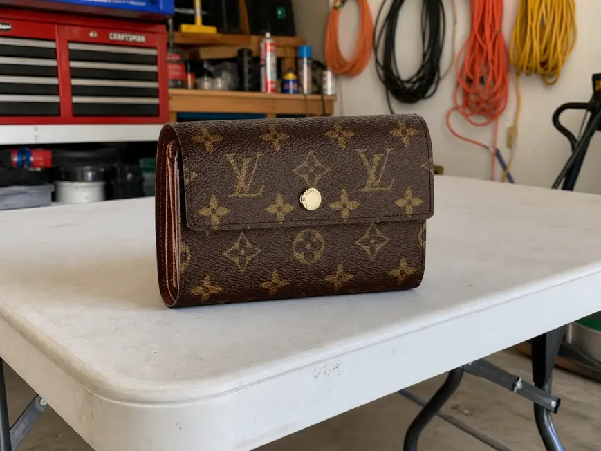 Monogram Canvas Alexandra Wallet M60047 lv-M60047 photo review