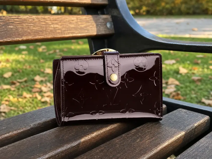 Monogram Vernis French Purse M93521 photo review