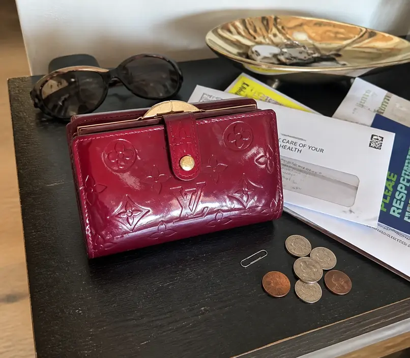 Monogram Vernis French Purse M93528 photo review
