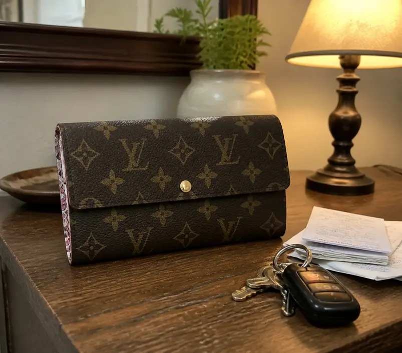 Monogram Sarah Wallet Leopard M60105 photo review