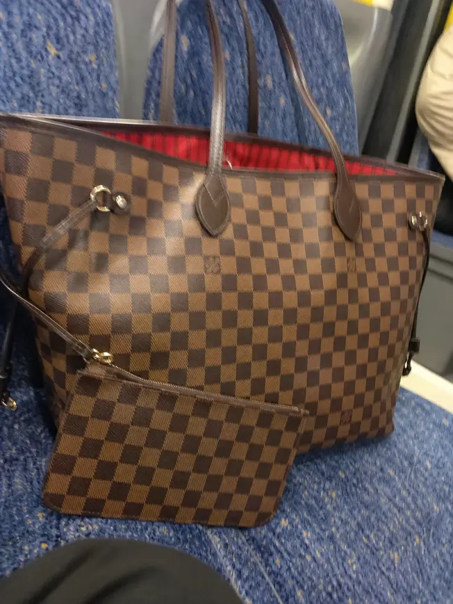 2015 Neverfull Damier Canvas GM handbag N41357 photo review