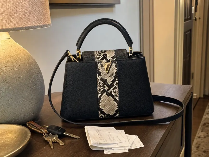 2018 Premium Python Capucines BB N94218 photo review