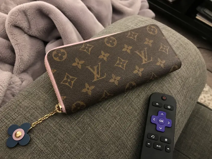 2019 Monogram Canvas Emilie Wallet-Rose Ballerin M63896 photo review