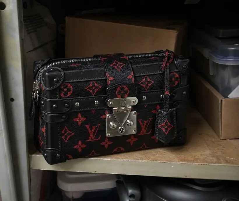 2015 Monogram Petite Malle Soft Infrarouge Bag MM M50311-1 photo review