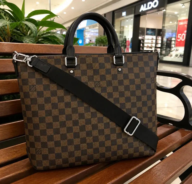 2015 Damier Ebene Jake Tote N41559 photo review