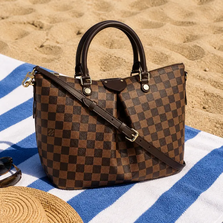 2015 France Edition Damier Ebene Siena MM N41546-MM photo review