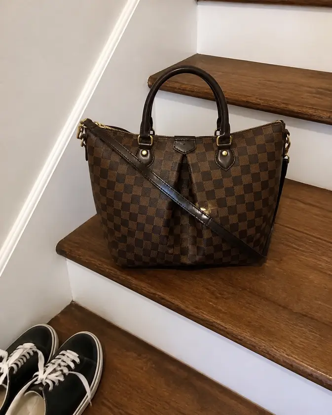 2015 France Edition Damier Ebene Siena GM N41547 photo review