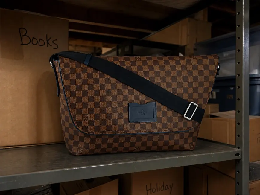 2015 Men's Damier Ebene Sprinter GM Messenger Bag N41256 photo review