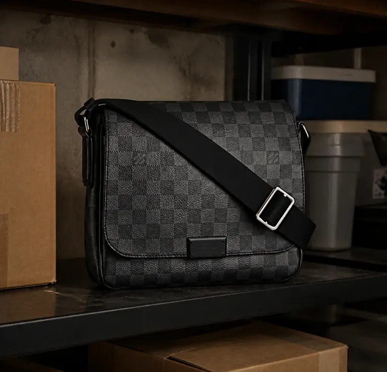 2015 Men's Damier Graphite District PM N41260 photo review