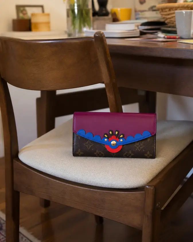 Fall Monogram Totem Sarah Wallet-2 Colors M61347 photo review