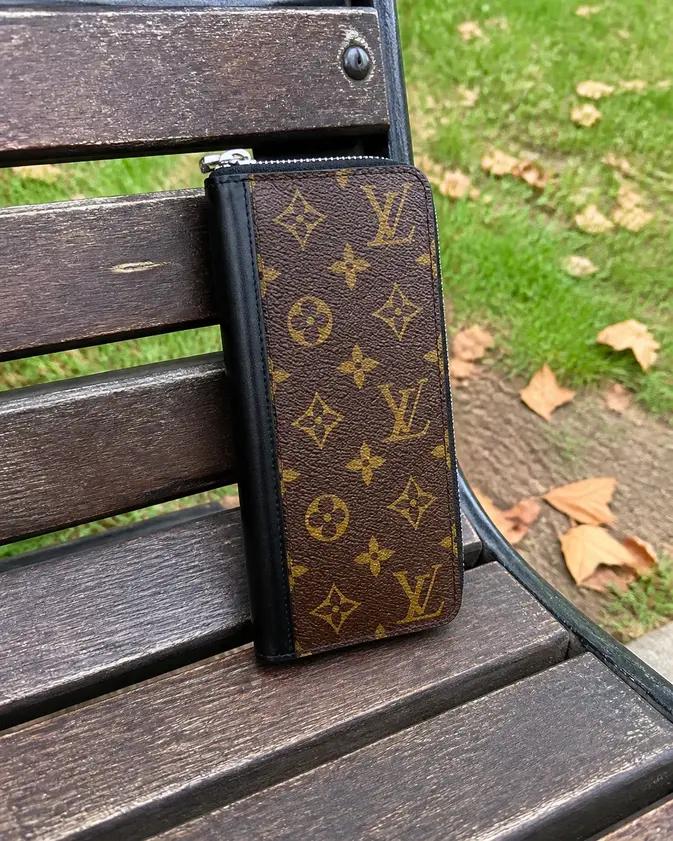 Monogram Zipper Vertical Wallet M60109 photo review