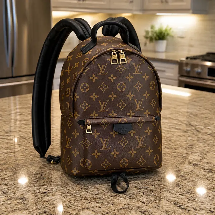 2015 Limited Monogram Canvas Palm Backpack PM M41560 photo review