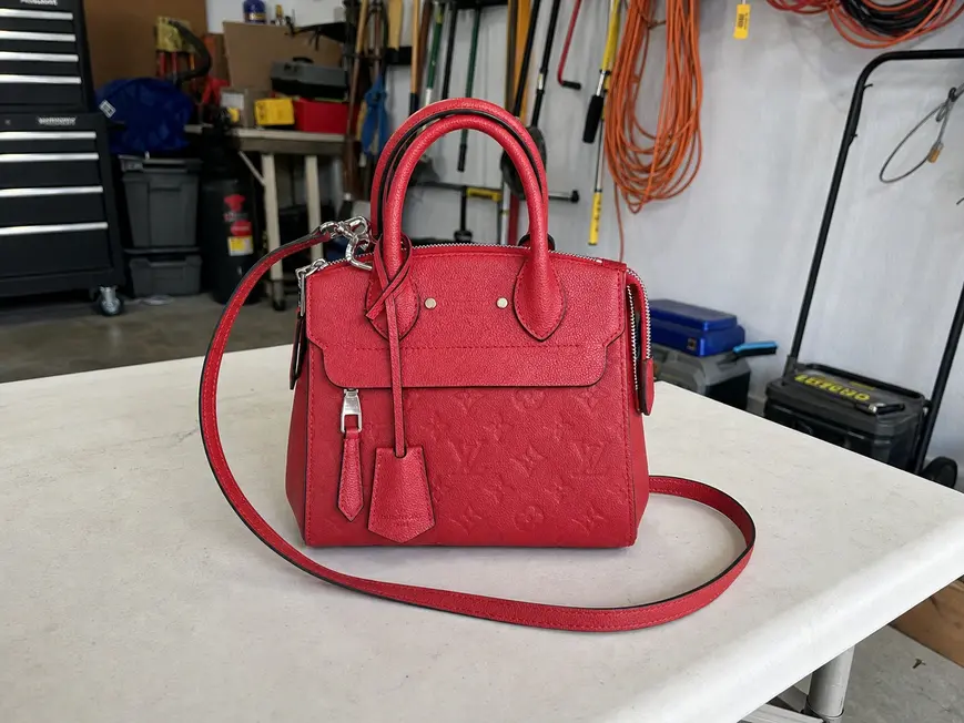 2016 Empreinte Pont Neuf Mini Handbag-Red M41747 photo review